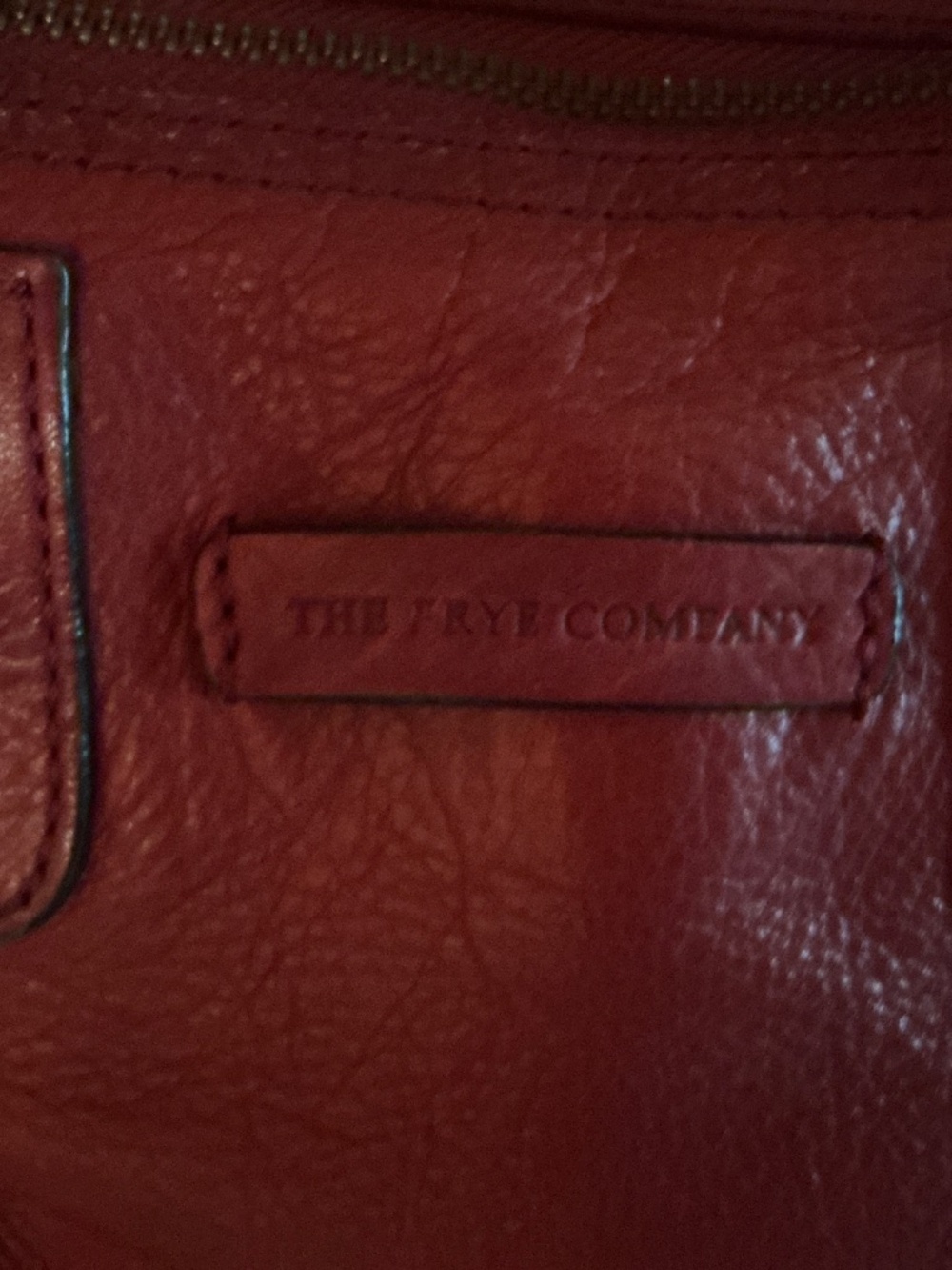 Frye Red Leather Crossbody - Picture 2 of 11
